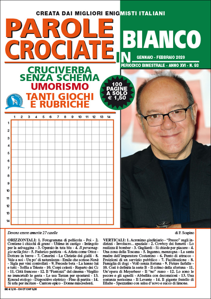 Parole Crociate in Bianco