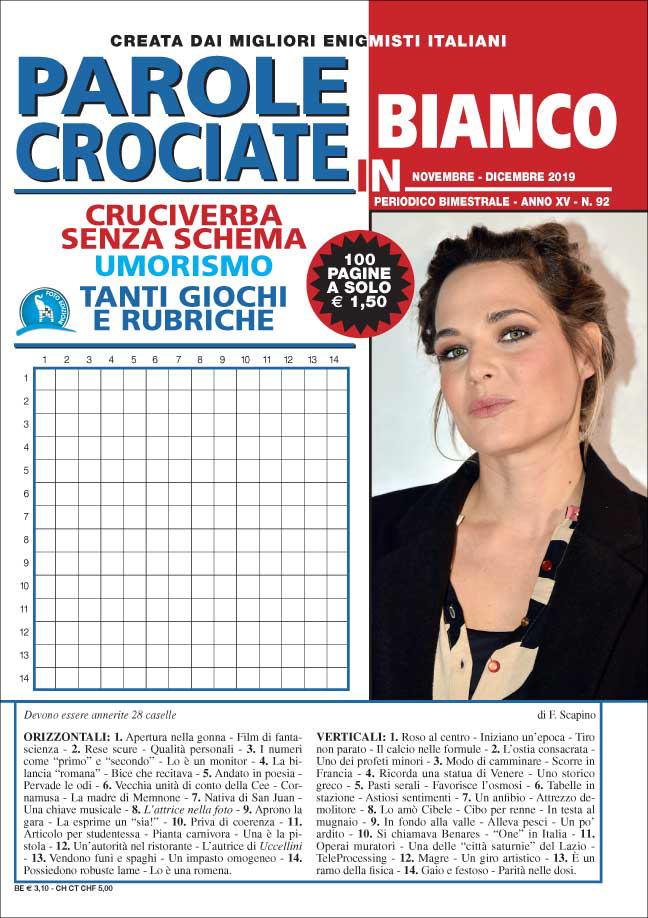 Parole Crociate in Bianco