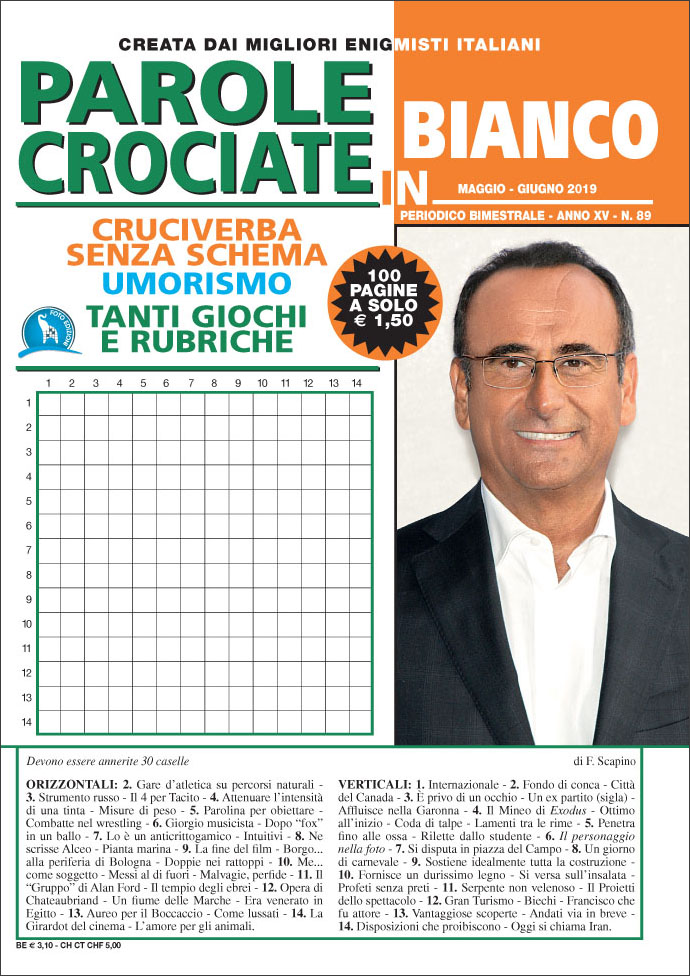 Parole Crociate in Bianco