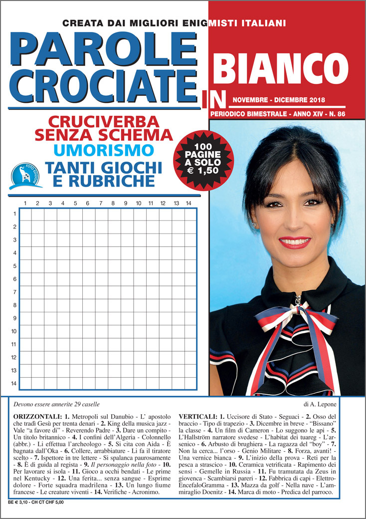 Parole Crociate in Bianco