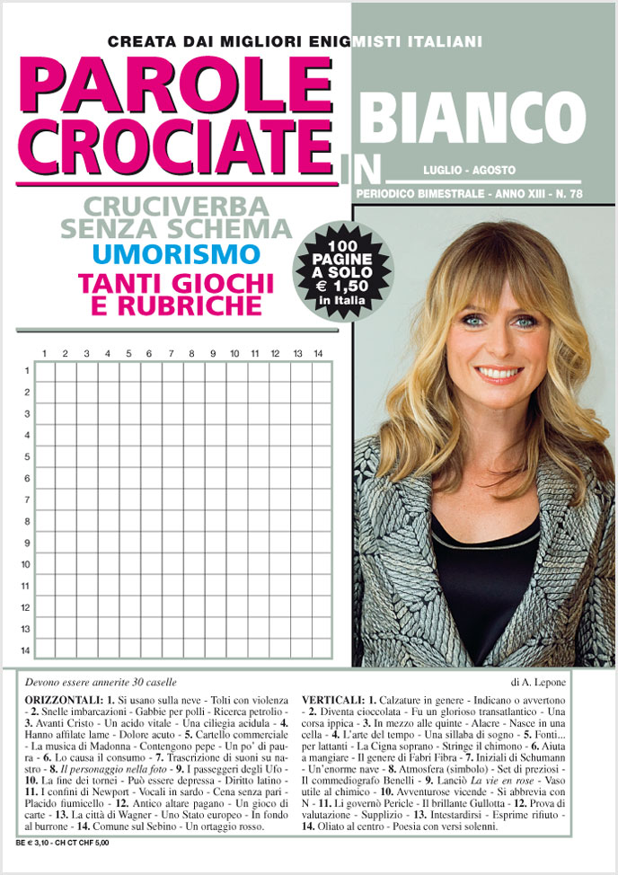 Parole Crociate in Bianco