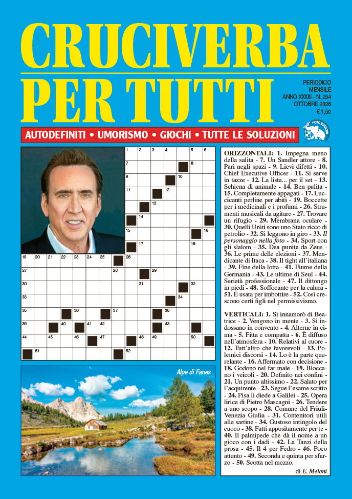 Cruciverba per Tutti