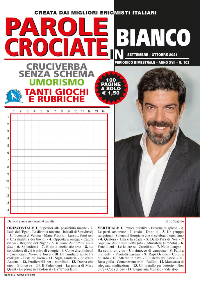 Parole Crociate in Bianco