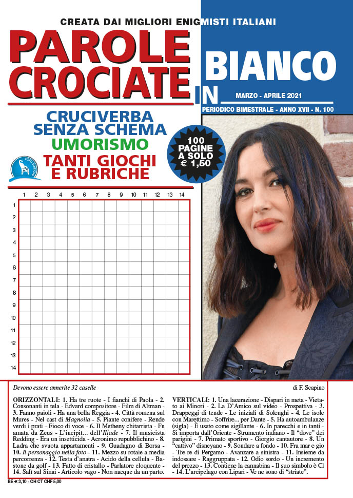 Parole Crociate in Bianco