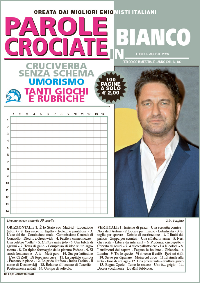 Parole Crociate in Bianco
