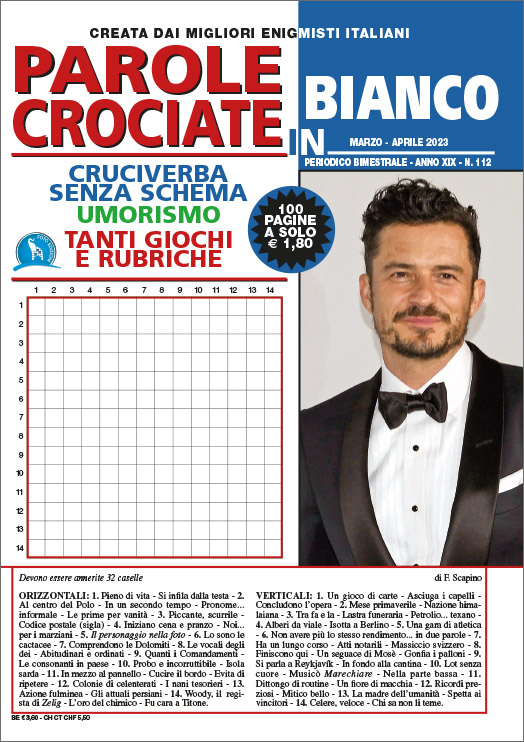 Parole Crociate in Bianco
