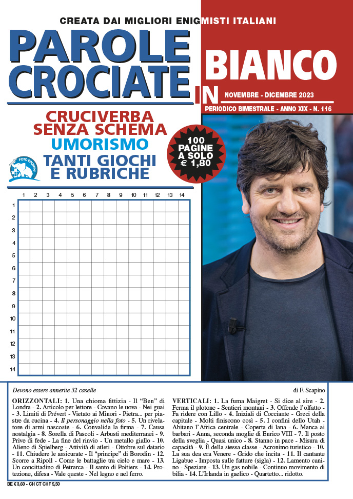 Parole Crociate in Bianco